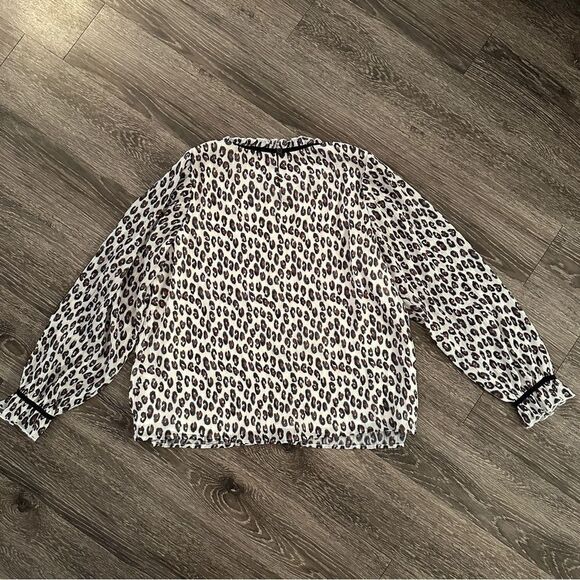 209wst38 leopard blouse new - Picture 6 of 6